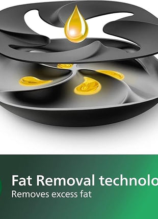 Philips Premium Airfryer XXL, Fat Removal Technology, 3lb/7qt, Rapid Air Technology, Digital Display, Keep Warm Mode, 5 Cooking Presets, HomeID App, Family Sized, Black (HD9650/96)