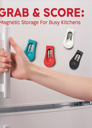 KneadAce Upgraded Extractable & Magnetic Bread Lame Dough Scoring Tool - Professional Sourdough scoring tool for Sourdough Bread baking & Bread Making Tools - Scoring Patterns booklet & 5 Razor Blades