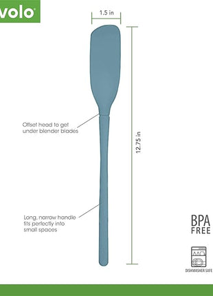Flex-Core All Silicone Blender Spatula - Heat-Resistant Spatulas for Kitchen Use, Dishwasher Safe & BPA-Free