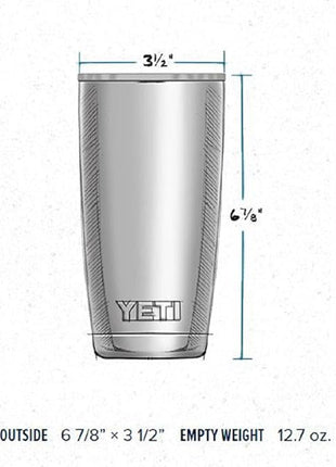 YETI Rambler Vacuum Insulated Tumbler with Lid