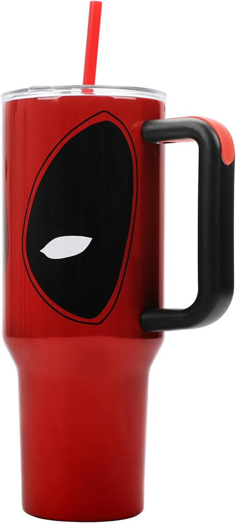 Bioworld Deadpool Nerdin' Since The 90s 40 Oz Stainless Steel Tumbler
