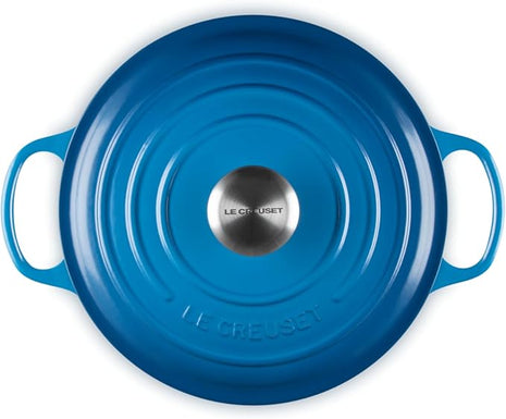 Le Creuset Enameled Cast Iron Signature Round Dutch Oven, 4.5 qt., Marseille