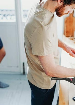 Pancake Pan Maker Nonstick Induction Compatible, 10.5 Inch Mini Non Stick Silver Dollar Grill Blini Griddle Crepe Pan,7 Molds Cake Egg Cooker Skillet for Kids Gifts