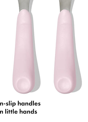 OXO Tot Fork and Spoon Set - Blossom