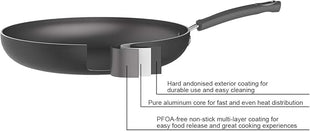 Amazon Basics Hard Anodized Non-Stick 12-Piece Cookware Set, Black - Pots, Pans and Utensils