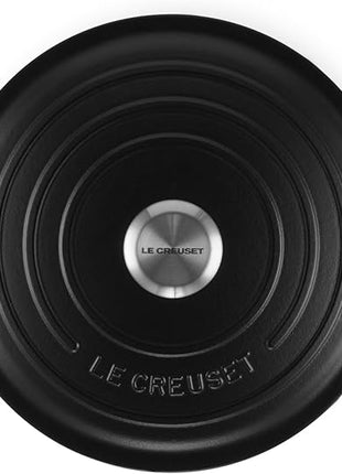 Le Creuset Enameled Cast Iron Signature Round Dutch Oven, 5.5 qt., Licorice
