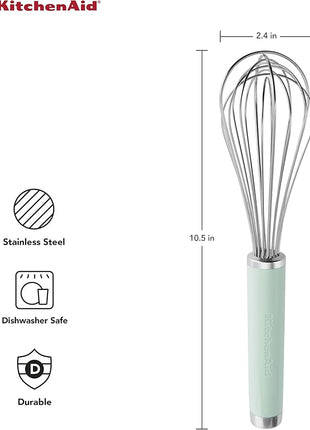 KitchenAid Classic Utility Whisk, 10.5-Inch, Pistachio