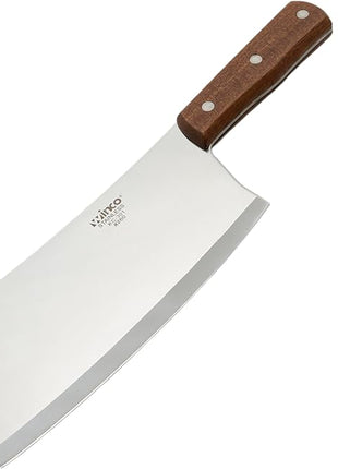 Winco 8" Heavy Duty Chinese Cleaver with Wooden Handle, 3-1/2″