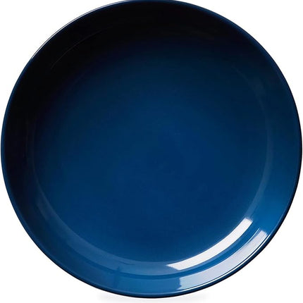 Corelle Stoneware 4-Pc Meal Bowl Set, Handcrafted Artisanal Double Bead Cereal Bowls, Solid Glaze Stoneware, 8-1/2-Inch Pasta Bowl Set, Oatmeal