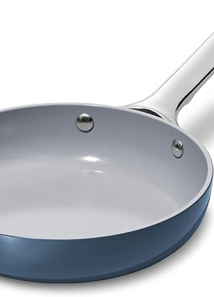 Caraway Nonstick Ceramic Mini Fry Pan (1.05 qt, 8") - Non Toxic, PTFE & PFOA Free - Oven Safe & Compatible with All Stovetops (Gas, Electric & Induction) - Navy