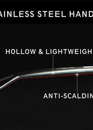 MsMk 8 inch Small Frying Pan with Lid, Burnt also Non stick Omelette pan, PFOA Free Non-Toxic, Scratch-resistant, for gas, electric and induction