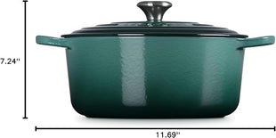 Le Creuset Enameled Cast Iron Signature Round Dutch Oven, 7.25 qt., Artichaut