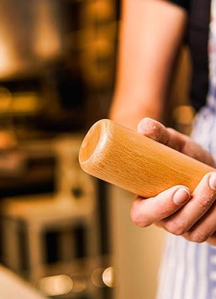 Rolling Pin for Baking Wood Rolling Pins 15.8-inch Dough Roller, Non-stick Pastry Dough Roller without Handles┃Perfect Gifts for Bakers