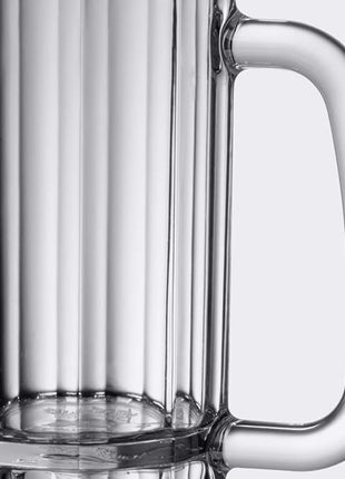 G.E.T. 00086-1-SAN-CL Shatter-Resistant Plastic Beer Mug / Stein, 16 Ounce, BPA Free (Set of 4)