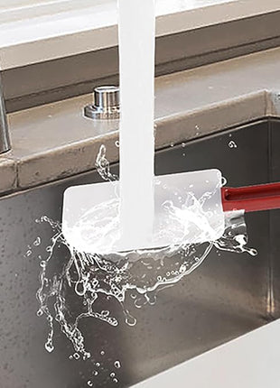 Commercial Grade Silicone Rubber Spatula Set, High Heat Spatula Scrapers 14 Inches, Commercial Spatula for Cooking, Rubber Spatula Set Resistant to 500℉ (2 Scrapers 14"/M)