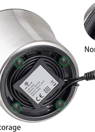 DR MILLS DM-7412N Coffee Grinder Electric, Spice Grinder Electric, Detachable Cup, Blade & Cup Made with SUS304 Stainless Steel,200w Small Food Grinder