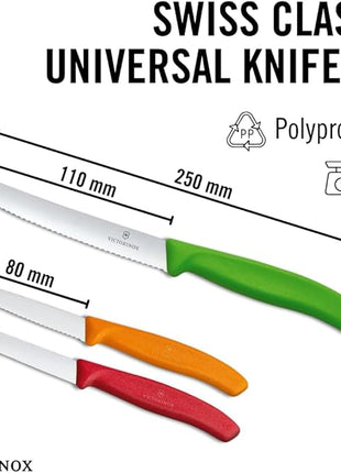 Victorinox Swiss Classic Multicolored 3-Piece Paring Knife Set