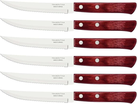 Tramontina Knives Set, Stainless Steel, Red, 30 x 30 x 30 cm