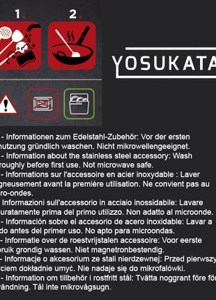 Yosukata 17" Wok Spatula and Ladle and Turner Spatula - Stainless Steel Cooking Utensils Set of 3-304 Stainless Steel Kitchen Utensils Set - Dishwasher Safe Wok Accessories - Cooking Tools