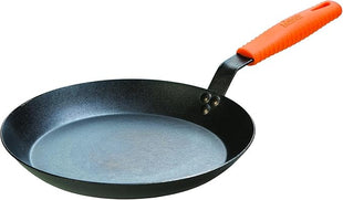Lodge Manufacturing Company carbon steel skillet, Black/Orange, 12-Inch