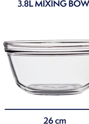 Anchor Hocking Glass Mixing Bowl, 4-Quart