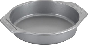 Farberware Nonstick Steel Bakeware Set with Cooling Rack, Baking Pan and Cookie Sheet Set with Nonstick Bread Pan and Cooling Grid, 10-Piece Set, Gray