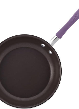 Rachael Ray Cucina Nonstick Cookware Pots and Pans Set, 12 Piece, Lavender Purple