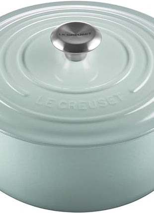 Le Creuset Enameled Cast Iron Signature Round Dutch Oven, 5.5 qt., Sea Salt