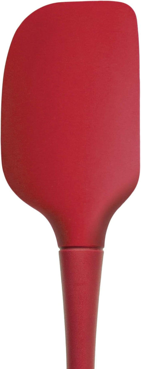 Tovolo Flex-Core All Silicone Spatula, Tapered Silicone Edge for Scraping, Ergonomic Handle, Heat-Resistant Rubber Spatula, BPA-Free & Dishwasher Safe Baking Tool & Kitchen Utensil