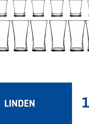 Anchor Hocking Linden Drinking Glasses (16-Pieces, dishwasher safe)