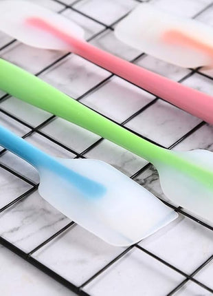 Silicone Spatula Set of 4 - Heat Resistant Flexible Spatula 450F with Stainless Steel Core - Food Grade Premium Good Grip Kitchen Utensils - Seamless, Heavy Duty, BPA Free, Dishwasher Safe