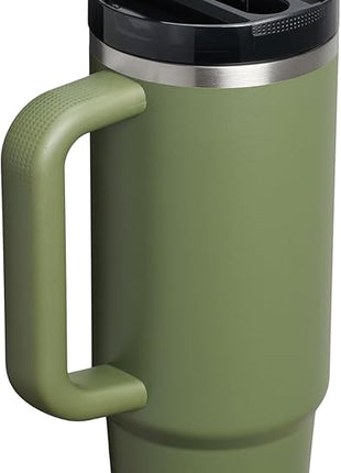 STANLEY Quencher ProTour Flip Straw Tumbler with Leakproof Lid | Built-In Straw & Handle | Cupholder Compatible for Travel | Insulated Stainless Steel Cup | BPA-Free