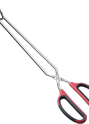 Extra Long Scissor Tongs 16-Inch Stainless Steel Barbecue Grilling Tongs