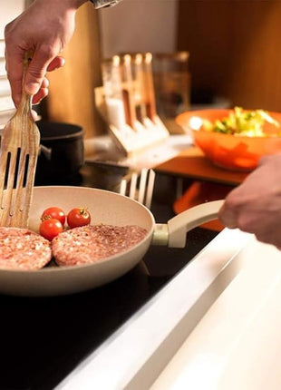 Spurtle Set, Natural Acacia Wooden Kitchen Utensils Set of 2, Wooden Spoons Utensils for Cooking, stirring, Mixing, Serving, spurtles kitchen tools as seen on tv for NonSick Cookware