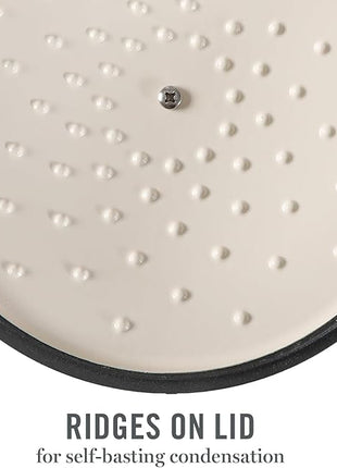 Martha Stewart Gatwick 7-Quart Enamel Cast Iron Dutch Oven – Emerald Ombre with Gold Knob – Durable Heavy-Duty Dutch Oven for Slow Cooking, Braising & Baking