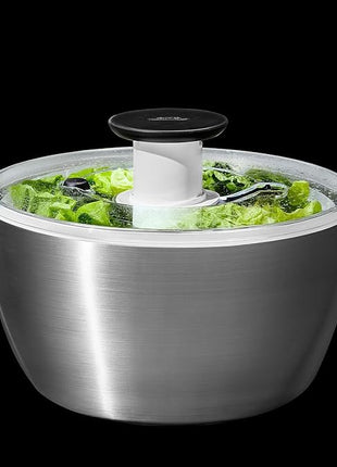 OXO Good Grips Stainless Steel Salad Spinner, 6.34 Qt. (Pack of 4)