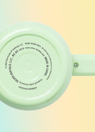 Silver Buffalo Strawberry Shortcake and Custard “Life is Delicious!” Stainless Steel Tumbler with Handle, Fits in Standard Cup Holder, 40 Ounces