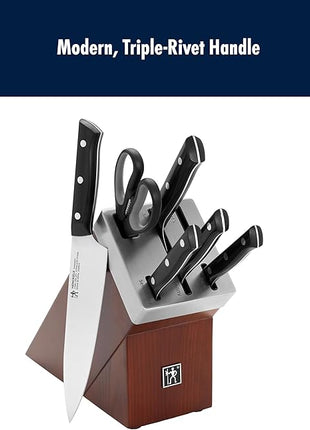 HENCKELS Dynamic Razor-Sharp 7-Piece Knife Set, Chef Knife, Bread Knife, German Engineered Informed by 100+ Years of Mastery