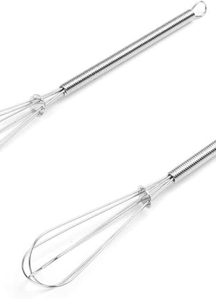 Fox Run Chrome Mini Whisk, 7.25 x 1.25 x 1.25 inches, Metallic