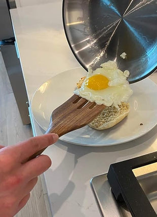 Spurtle Set, Natural Acacia Wooden Kitchen Utensils Set of 4, Wooden Spoons Utensils for Cooking, stirring, Mixing, Serving, spurtles kitchen tools as seen on tv for NonSick Cookware