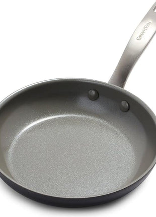 GreenPan Chatham Hard Anodized Healthy Ceramic Nonstick, 8" Frying Pan Skillet, PFAS-Free, Dishwasher Safe, Oven Safe, Gray