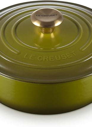 Le Creuset Enameled Cast Iron Signature Round Sauteuse, 3.5 qt., Olive