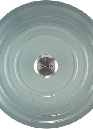 Le Creuset Enameled Cast Iron Signature Round Dutch Oven, 9 qt., Sea Salt