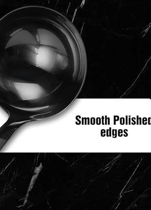 12 inch Soup Ladle, Stainless Steel Ladle Spoon, Soup Spoons with Comfortable Handle, Kitchen Utensil for Cooking, Metal Kitchen Accessories