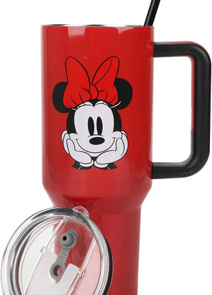 Disney Classic Minnie Mouse 40 Oz Stainless Steel Tumbler