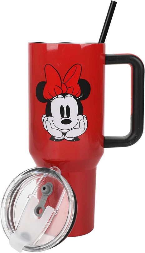 Disney Classic Minnie Mouse 40 Oz Stainless Steel Tumbler
