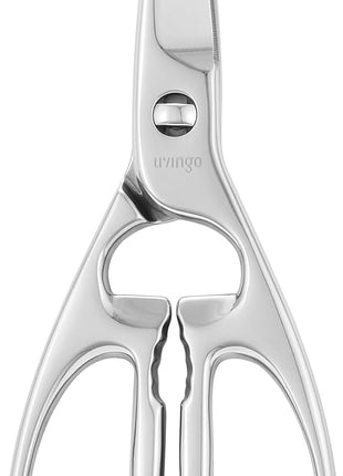 LIVINGO Heavy Duty Kitchen Scissors - Multi-function Dishwasher Safe Stainless Steel Forged Come Apart Utility Shears All Purpose for Cutting Food, Meat, Poultry, Vegetable, Nutcracker
