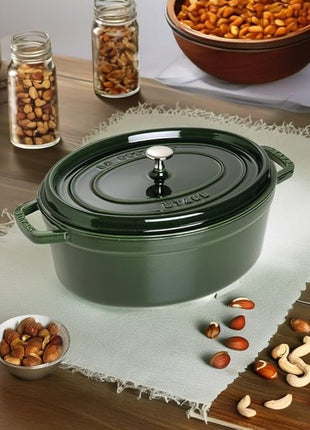 Staub Cocotte Oval 33cm Basil