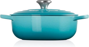Le Creuset Enameled Cast Iron Signature Sauteuse Oven, 3.5 qt., Caribbean
