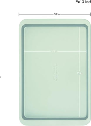 KitchenAid 9x13in Nonstick Aluminized Steel Baking Sheet, Pistachio